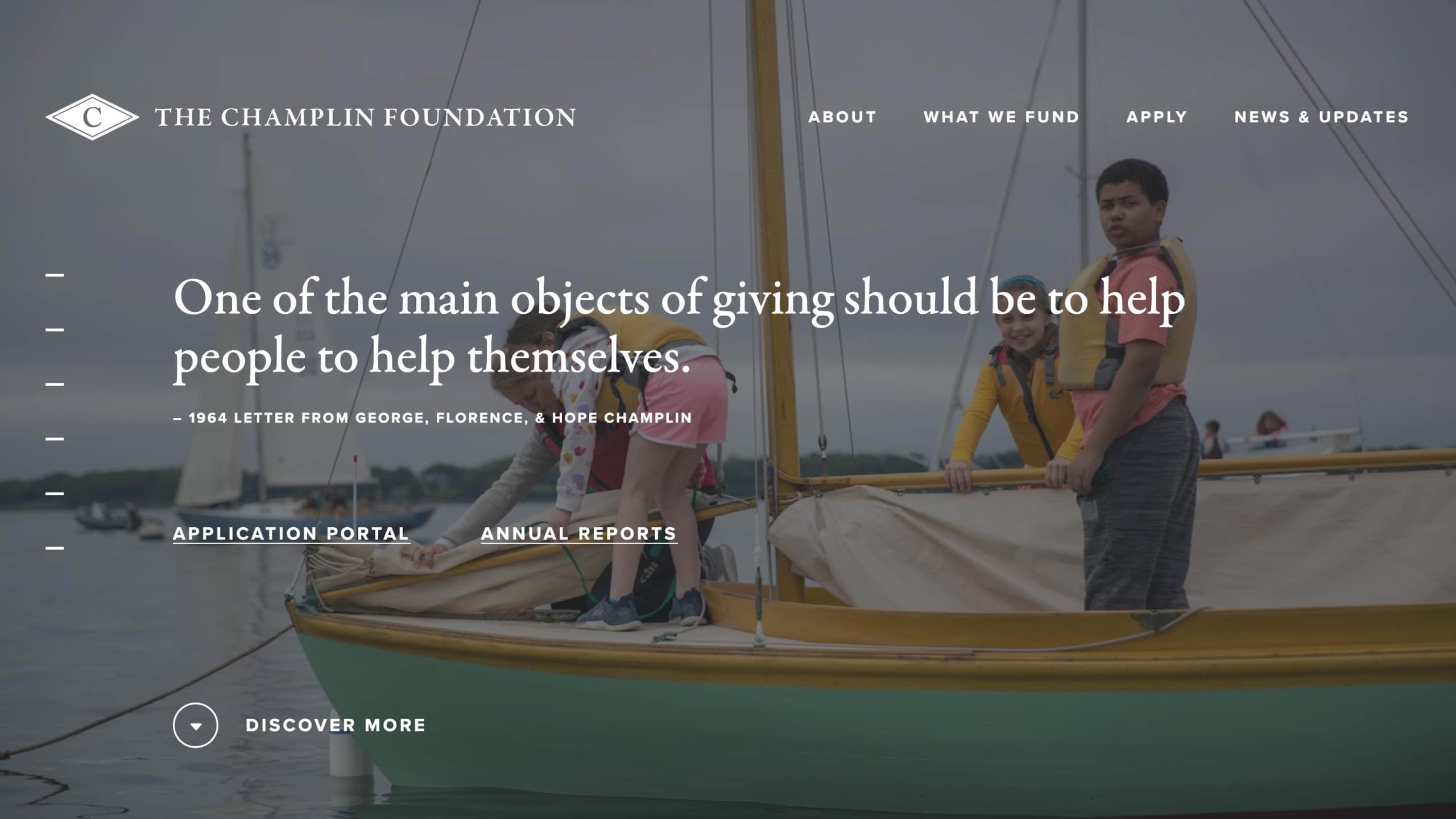 Champlain Foundation homepage